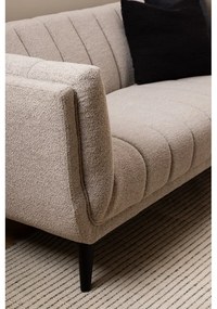 Bézs buklé kanapé 218 cm Tampa – Actona