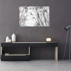 Kép - Bambusz erdő (90x60 cm)