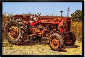 Poszterek keretben 60x40 Traktor Antik jármű