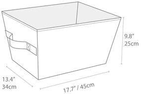 Textil tárolókosár 34,5x45x25 cm Soft Storage – Bigso Box of Sweden