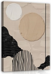 Vászonkép Absztrakt Boho Bézs Vászon Fal Nappali Hálószoba 40x30