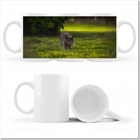 Nyomott mintás bögre Cica Cicák