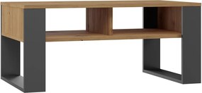 2P dohányzóasztal, antracit-tölgy