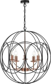 Dar Lighting PHOENIX PHO0522 Függőlámpa 5x40W/E14 IP20