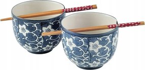 2db-os Porcelán Tál Szett 470ml Ramen Tészta Panbado