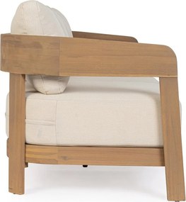 Natúr színű akácfa kerti kanapé Pablo – Bizzotto