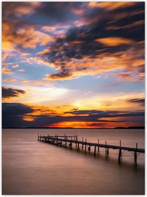 Poszterek 100x135 Nyugati tó móló