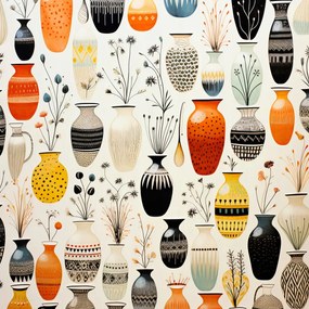 Poszter 40x40cm Vázák szimfóniája