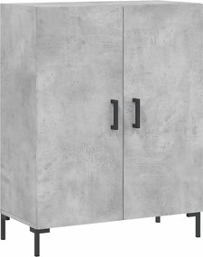 vidaXL betonszürke szerelt fa tálalószekrény 69,5 x 34 x 90 cm