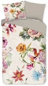 Bézs egyszemélyes-hosszabbított pamut ágyneműhuzat 140x220 cm Jaimy – Good Morning