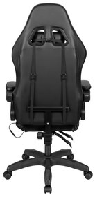 Warrior GX-150 fekete LED játékszék