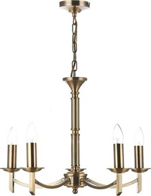 DAR LIGHTING AMB0575 AMBASSADOR Klasszikus Csillár Antik Sárgaréz E14 IP20