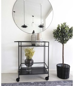 Vita fekete zsúrkocsi acél konstrukcióval - House Nordic