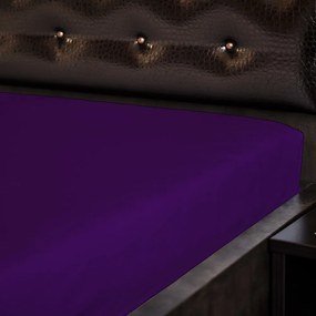 Jersey lepedő - sötétlila 37 Méretek: 60x120 cm