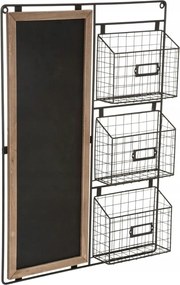 Konyhai fali rendszerező tábla 3 kosárral