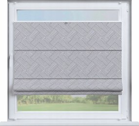 Kész pliszírozott roló római Szicília 80x170cm fekete