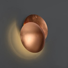 Modern réz fali lámpa 34,5 cm 2-lámpás - Sunrise