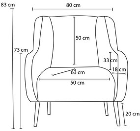 Fotel Revosatta (szürke + fekete). 1106558