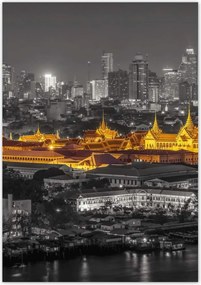 Poszterek 70x100 Gold night in Bangkok