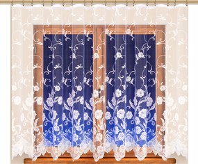 Mg Függöny jacquard 4536 Fehér 330X160 kész szalaggal