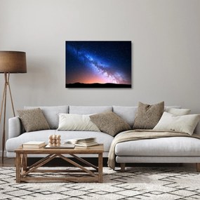 Kép - A csillagok éjszakai szépsége (üvegen) (70x50 cm)