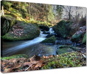 Vászonkép 40x30 Kéz a hegyekben