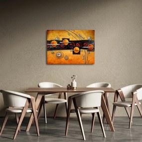 Az absztrakció képe - Bolygók (70x50 cm)