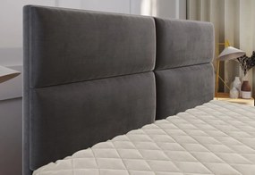 MILON kárpitozott boxspring ágy + topper, 180x200, sawana 26