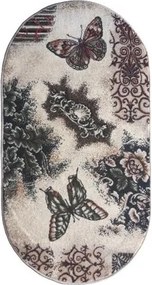 Modern ovális Lotus pillangószőnyeg 1607