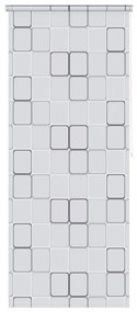 Kockamintás zuhanyroló 120 x 240 cm