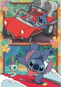 Disney Lilo és Stitch, A csillagkutya Wild Adventure 104 db-os puzzle Clementoni