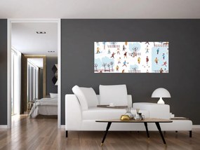 Kép - Boldog telet (120x50 cm)