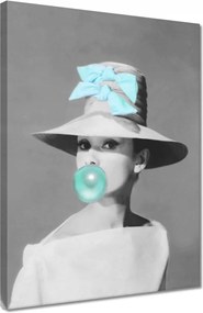 Vászonkép 30x40 Audrey Hepburn gumival