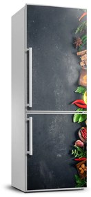 Dekor matrica hűtőre Fűszerek és fűszernövények FridgeStick-70x190-f-87648467