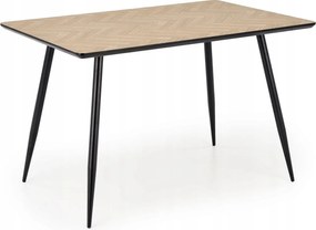 Natúr tölgy étkező asztal konyha nappali modern loft 120 cm Berto