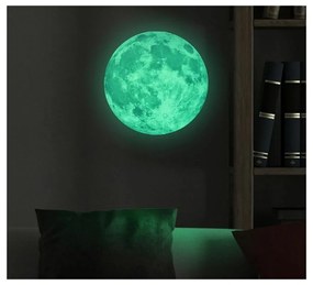 Real Moon sötétben világító falmatrica - Ambiance