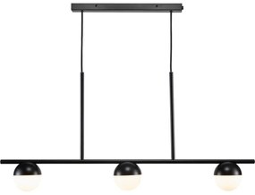 Nordlux - Csillár zsinóron CONTINA 3xG9/5W/230V fekete