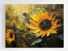 Vászonkép Canvas Virág Természet Növényzet Természet Napraforgó 80x60