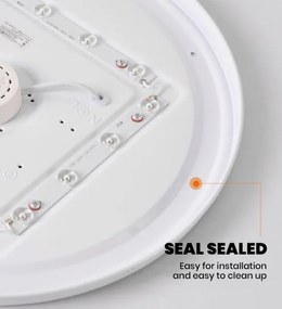 Brilagi - dimmelhető mennyezeti SMART LED lámpatest 24W/230V, átm. 38 cm, Wi-Fi Tuya + távirányító