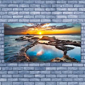 Canvas kép Sea Sun Landscape 140x70 cm