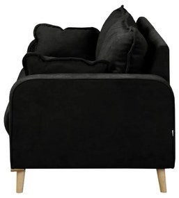Fekete kanapé 193 cm Beata – Ropez