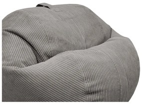 Téglavörös kordbársony babzsákfotel Roll 105 – SLOWDOWN