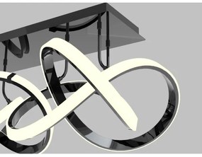 Wofi 9134-205 - LED állítható mennyezeti lámpa INDIGO LED/64W/230V fekete/krom