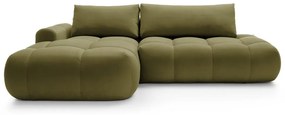 Sarokkanapé Ombre (B) (oliva + fekete). Akció -15%. 1100455