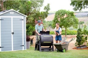 Keter MANOR 6x5 DD ablakos és kétajtós szerszámos ház