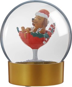 CELEBRATE X-MAS hógömb 11 cm, kutyus