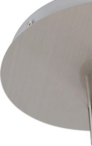 Modern fürdőszoba spotlámpa acél 2-lámpás IP44 - Ducha