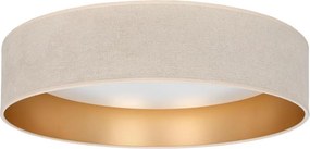 Brilagi-LED mennyezeti lámpa VELVET SIMPLE LED/24W/230V 4000K Ø 45 cm krém/arany