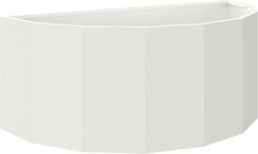 vidaXL Növénytartó Fehér 90 x 45 x 35 cm Acél