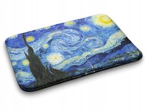 Fürdőszobaszőnyeg puha csillagos éjszaka 75x45 cm